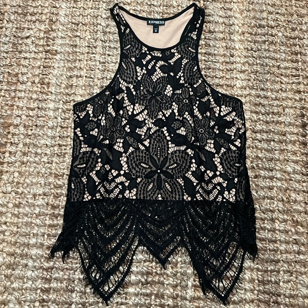 EXPRESS XS LACE TANK